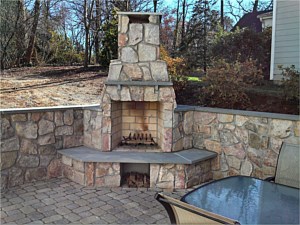 Outdoor Fireplace, Powhatan, VA